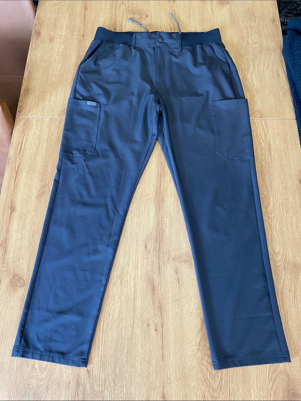 Landau Pewter Scrub Pants with Utility Pockets